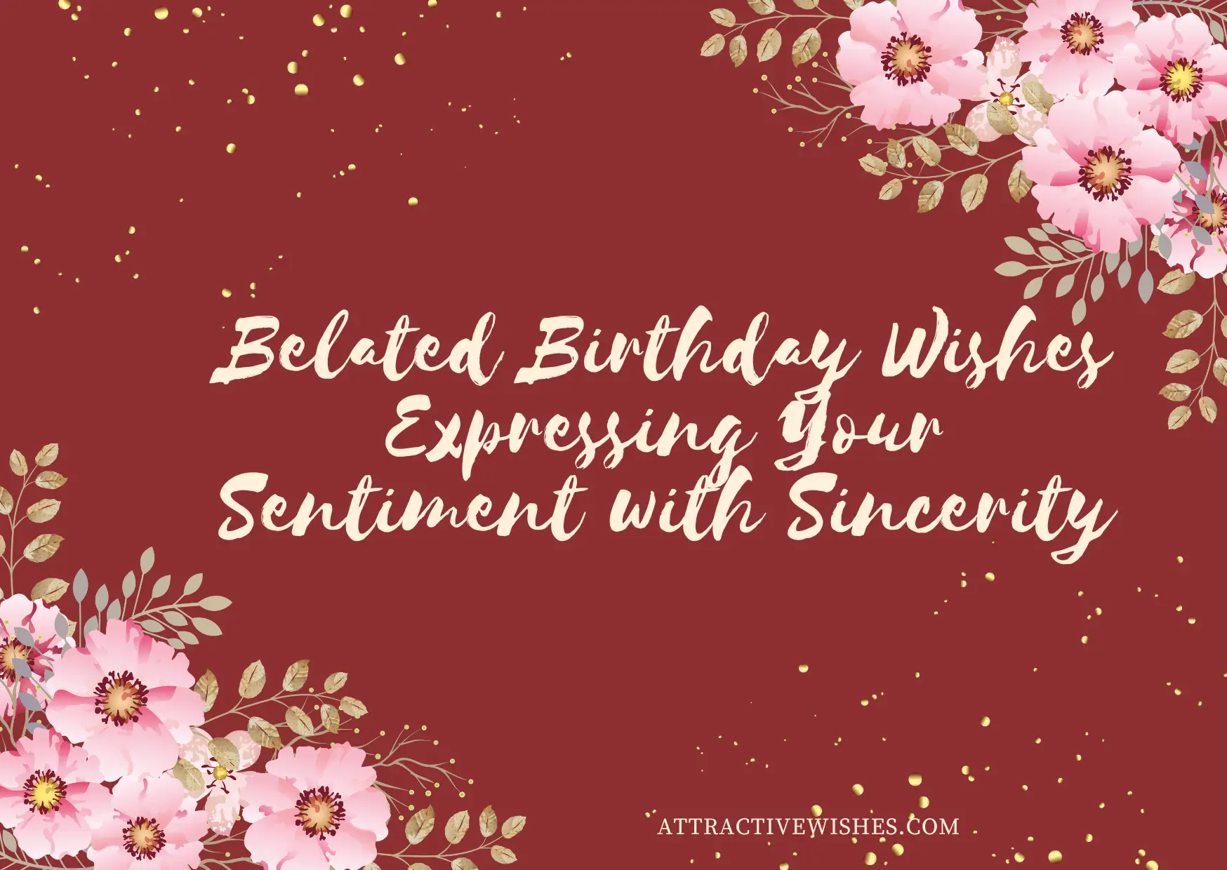 Belated Birthday Wishes Expressing Your Sentiment with Sincerity