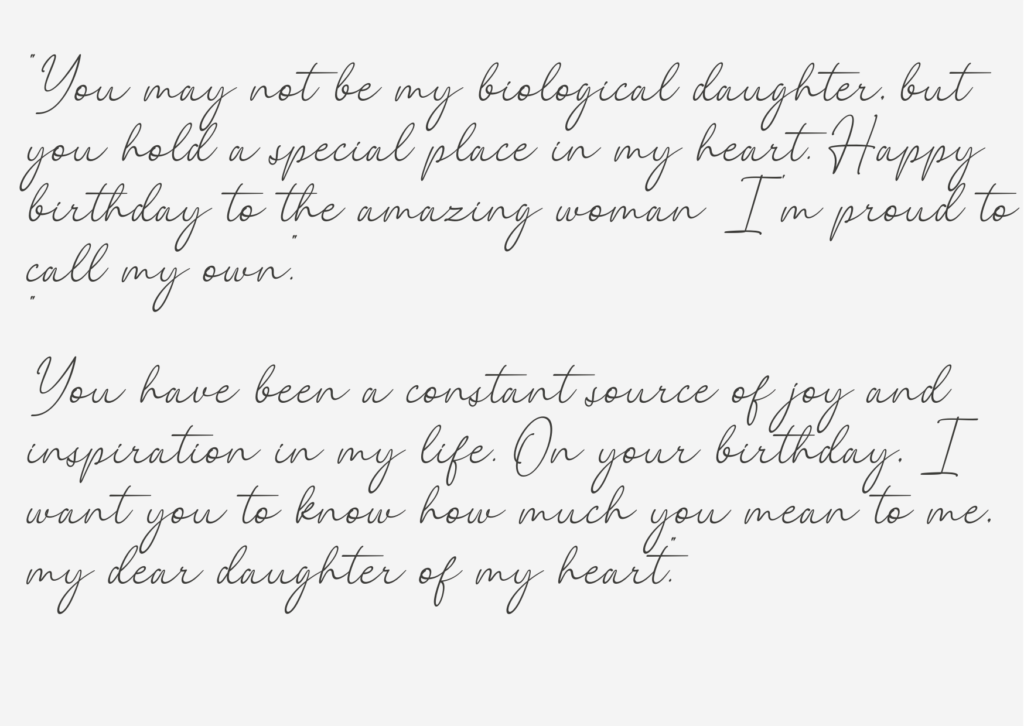 Birthday Wishes For Someone Like a Daughter