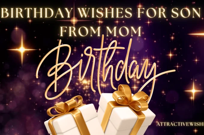 Birthday Wishes For Son From Mom