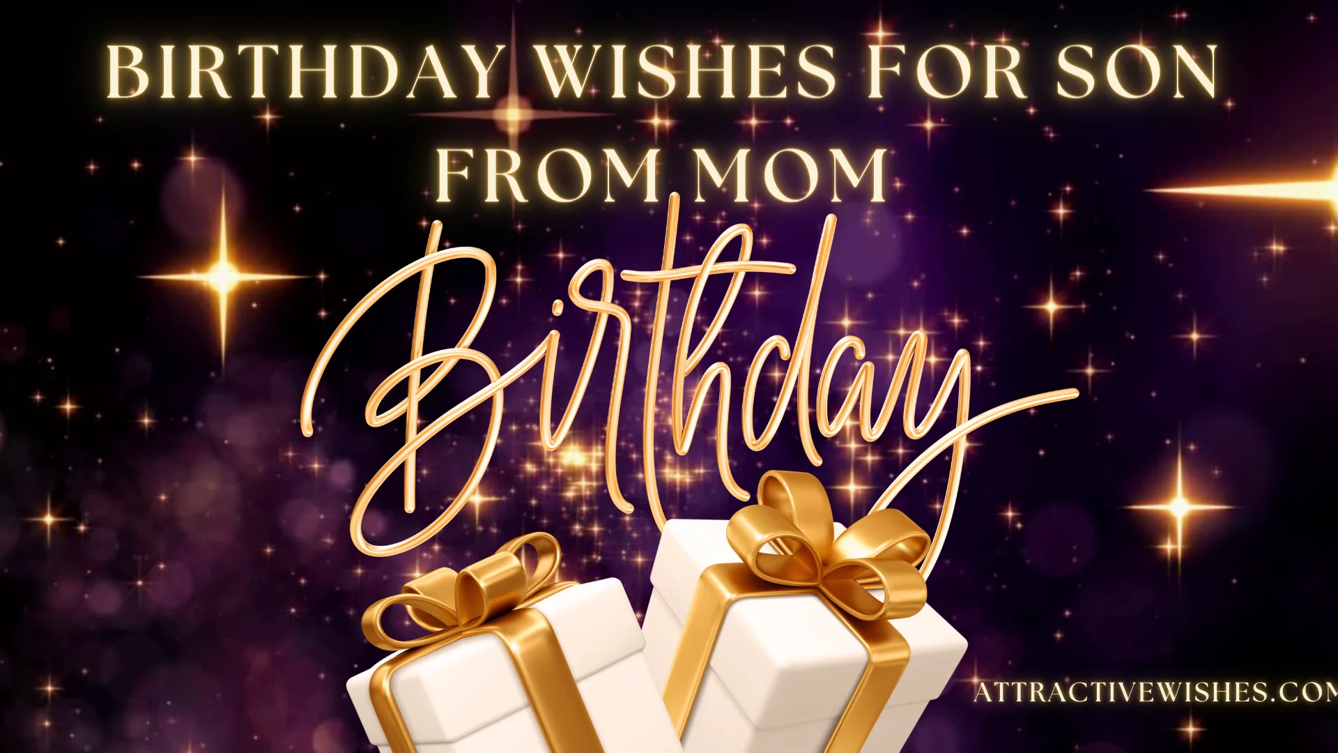 Birthday Wishes For Son From Mom