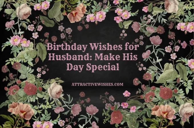 Birthday Wishes for Husband: Make His Day Special