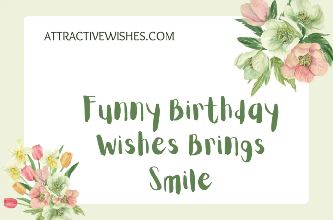 Funny Birthday Wishes: Brings Smile