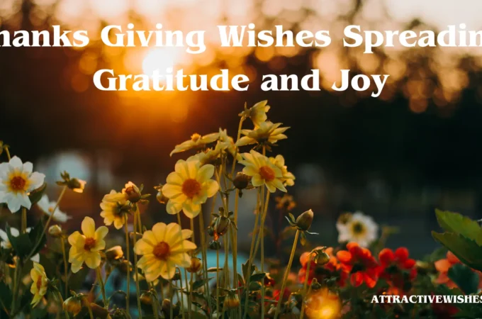 Thanks Giving Wishes: Spreading Gratitude and Joy