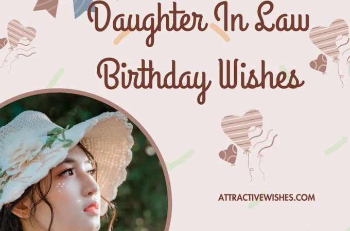 Daughter In Law Birthday Wishes